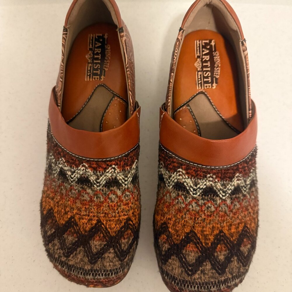 L'Artiste Zagabank-Cam Clogs by Spring Step EU Size 40